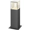 Lucande Lampada da esterni 'Keke' dimmerabile (Moderno) colore Nero, in Alluminio (1 luce, E27) di Lucande | lampioncino, paletto luminoso, lampada da viale, lampione