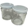 Rubin set da 90 vasetti in vetro da 212ml, con Inclusi Tappi Bianchi
