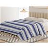 BANZAII TEXTILE INNOVATOR ONLINE Banzaii Telo Copriletto Multiuso 170x250 cm, Copridivano Universale, Telo Arredo per Letto e Divano, Copritutto Resistente Iris Blu
