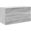 vidaXL Armadietto Bagno Grigio Sonoma 60x25x30 cm in Legno Multistrato, Armadio a Muro da Bagno, Armadio da Bagno a Muro, Armadio da Bagno a Parete