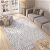 TAPISO Valley Tappeto Soggiorno Pelo Corto Design Moderno Motivo Astratto Animale Animalesco Pelle tonalità Crema Grigio Salotto Camera Sala Ragazzi Ufficio Oeko-Tex 140 x 200 cm