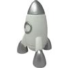 CARTOON Lampada a forma di razzo luce da notte per bambini con led colorati lampada a batterie