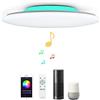 chysongoods 50CM 48W Cielo Stellato WIFI Musica Plafoniera LED Compatibile con Alexa Google Home Con Altoparlante Bluetooth, Cambio Colore RGB e Telecomando Illuminazione Interna Dimmerabile Per