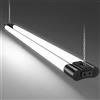 Litglobe Neon LED 115CM,40W Collegabili Tubo LED con Spina,6500K Bianca Fredda Plafoniera Soffitto,4000LM Barra Soffitto,Tubo Neon per Cucina Garage Officina Ufficio
