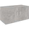 vidaXL Armadietto da Parete Grigio Cemento 80x39x40 cm in Truciolato