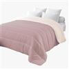 Corredocasa Piumone Una Piazza e Mezza Invernale, Made in Italy - Morbido Double Face, Trapunta Invernale da 350gr/mq Microfibra Manopesca Traspirante e Anallergica (Cipria/Beige, Una Piazza e Mezza)