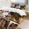 AuraWeave Set di Copripiumini con Foto Personalizzati, Set di Biancheria da Letto Personalizzato con Foto/Testo/Logo, Diverse Misure, Set Letto con Foto Commemorative per Famiglia, Amicizia, Compleanno (8 foto)