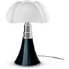 Martinelli Luce PIPISTRELLO-- Lampada a LED con base telescopica, altezza 66-86 cm, colore: Nero lucido Martinelli Luce - Design da Gae Aulenti