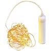 Lotti Catena 100 MicroLED BIANCO CALDO 10m a batteria