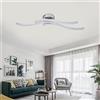 BHDK Lampadario Moderno a LED da Soffitto, 23.6 48W 3000LM Ondulato 3 Colori Dimmerabile Lampadario LED da Incasso Plafoniere con Telecomando, per Soggiorno Sala da Pranzo Camera da Letto Cucina Decorazio