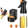 AHOUGER Spruzzino Per Olio 210ml Grado alimentare Olio Spray Per Friggitrice Ad Aria Spruzzatore Olio D'Oliva Per Flacone Spray Per Olio Da Cucina