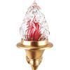 REAL VOTIVA FONDERIE D'ARTE Lampada in Bronzo - con Braccio (cm 14, a Parete) [P.04.1501/14]