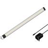 Parlat apparecchio sottopensile LED SIRIS con alimentatore, montaggio ad angolo, piatto, 50 cm, 531lm, bianco caldo