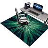 KQIEJUY Tappeto Sedia Ufficio Gaming, Tappeto Salvapavimento 100 x 120 cm, Tappeto Sedia Gaming/Tappeto Ufficio, Tappeto Per Sedia Con Ruote, Tappeto Gaming Pavimento, Tappetino Protettivo per Pavimenti Duri