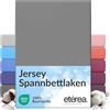 etérea Himmlische Qualität etérea Jersey lenzuolo con angoli 200x220-200x220cm Grigio Epaisseur 15-25 cm - 100% Cotone - Oekotex materasso Letto copripiumino - lenzuola 200x220cm - 200x220cm Gray