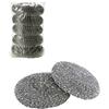FERCASASHOP Paglietta Abrasiva Zincata, Spugna Zincata da 40 Grammi, Paglietta Ø 10 cm per Pentole e Stoviglie, 15 Pezzi