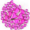 Brillabenny 50 Pietre CASTONI Strass da Cucire Cristallo Vetro Mix CABOCHON Stone Claw DECORI Gioielli Bijoux Abito Scarpe (Fuxia)