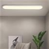 TZSMUM LED Rettangolare Lampada da Soffitto Tre Temperature di Colore Plafoniera Interno Moderne Ultrasottile Plafoniere 3000K/4000K/6000K Soggiorno Corridoio Scale Camera Letto (Bianco Luce Calda,60cm)