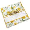 hobbymio.it Borsa porta vivande in tessuto da ricamare a punto croce, Porta Torte da ricamare a Punto Croce, Porta Torte da trasporto in Tessuto Trapuntato, tela aida (166 Limoni)