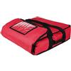 Dickly Borsa Termica per Pizza,Borsa Frigo Pieghevole Portatile,Borsa Porta Pranzo Impermeabile,Borsa di Consegna,Lunch Box Termico per la Consegna del Cibo,Pizza da asporto, Rosso 50x50x25cm