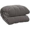 vidaXL Coperta Ponderata Grigia 220x235 cm 15 kg Tessuto