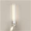 Jadssox illuminazione da parete lineare faretto da parete a LED lampada da comodino orientabile, applique da parete moderne faretti da parete girevoli da 7W per camera da letto soggiorno luci da paret