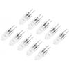 Generic RZL Lighting, 10pcs / Lot. G4 24V. Lampadine alogene Lampadine Long Life Capsula Lampade Calde Bianco Chiaro Bulbi(35W)