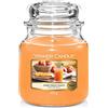 YANKEE CANDLE Candele, Farm Fresh Peach, Medio, 411 unità
