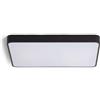 LEDKIA LIGHTING Plafoniera LED 40W Rettangolare Metallo 600x400 mm CCT Selezionabile Hidria per Soggiorno, Cucina Nero