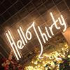 Fespcj Hello Thirty Le luci al neon personalizzate a LED sono adatte per compleanni matrimoni feste decorazione domestica alimentazione elettrica 5V luci al neon regolabili e riutilizzabili (bianco caldo)