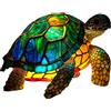 Generico Retro Resina macchiata Animale Lampada da Tavolo,Animale Serie di lampade da Tavolo Lampada da Comodino Piccolo Luce Notturna Decorativo