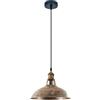LEDSone Lampada a Sospensione Moderna in Metallo Regolabile da 95 cm per Isola Cucina Sala da Pranzo 1 Confezione Senza Lampadina Rame Spazzolato