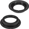 tomzz Audio 2834-020 Anelli per altoparlanti staffe adattatore compatibile con Mercedes Classe A W169 Classe B W245 porta posteriore per altoparlanti DIN 100mm o 120mm