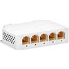 Ztyuav Extender PoE Gigabit a 5 porte 1 in 4 Out-IEEE 802.3af/at, 90 W in uscita 30/60 W Ripetitore PoE 10/100/1000 Mbps, Vlan ed estensione fino a 100 m, Din-Rail e montaggio a parete Interruttore