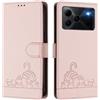 MOJIA Cover per Doogee Note 56 / Note 56 Plus/Note 56 Pro, Custodia Portafoglio in Pelle PU Premium, Custodia a Libro per Telefono con Porta Carte Con Funzione Antifurto RFID. Viola