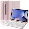 WINCHKING Custodia Tastiera per Samsung Galaxy Tab S10 Plus 2024, Tastiera Galaxy Tab S9/S9FE Plus 12.4, Cover Bluetooth Italiano Rimovibile Keyboard per Teblet Samsung S10+/S9+/S9 FE+ 12.4 Pollici, Rosa