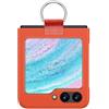 RankOne Custodia per Samsung Galaxy Z Flip 7 FE/Z Flip7 FE 2025 6,7 pollici con anello rigido in policarbonato anti caduta - arancione.