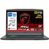 msi Thin 15 Pc Gaming, Notebook Gaming I7-13620H, 16GB RAM, 512Gb SSD, 15.6 FHD 144Hz IPS, GeForce RTX 4050 (6GB GDDR6), Win 11 Home, Tastiera Retroilluminata, Pc Portatile, Laptop Gaming Superior