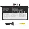 ASUNCELL 15.2V/32Wh 01AV493 Batteria del computer portatile per Lenovo ThinkPad T570 T580 P51s P52s Series 01AV493 00UR890 00UR891 00UR892 SB10L84123 SB10L84122 SB10L84121 4ICP6/38/65 4ICP6/38/64