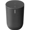 Sonos Move lo Smart Speaker da Outdoor, Alimentato a Batteria per l'Ascolto della Musica Dentro e Fuori Casa, Amazon Alexa e Google Assistant Integrati, Nero