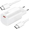 Syluxa Caricatore 120W GaN Ultra Rapido per Xiaomi 15T Pro/14/13T Caricatore Rapido per Xiaomi Turbo con Cavo USB C 6A Adattatore di Rete per Viaggio Compatibile con Redmi Note 13/12/11 Pro