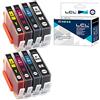 LCL Cartucce d'inchiostro Compatibile 655 655XL (2Nero 2Ciano 2Magenta 2Giallo) Sostituzione per HP Deskjet Ink Advantage 3525/4615/4625/5525/6520/6525