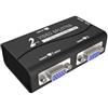 NVOQILIN VGA Video Splitter 1 In 2Out VGA Splitter Amplificatore Box Per Display Del Computer Con Alta Risoluzione Fino A 1920x1440