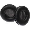 vhbw cuscinetti auricolari di ricambio compatibile con Sony MDR-ZX330BT, WH-CH500, MDR-ZX600 cuffie, headset, silicone nero