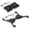 Marchfunny Supporto per ventola USB per computer portatile, design pieghevole per un facile trasporto e un raffreddamento migliorato