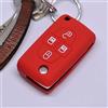 mt key Coperchio di protezione in silicone rosso per chiavi auto compatibili con Peugeot Ranch Partner 807 1007 Citroen C4 C8