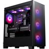 Phanteks XT Pro Ultra, Case Mid-Tower da Gaming, 4 Ventole 140mm DRGB incluse, mesh ad alte prestazioni, USB-C 3.2 Gen2, Nero