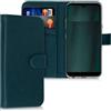 Generico Custodia compatibile con HUAWEI P9 LITE (5.2) / VNS-L23 VNS-L21 VNS-L31 COVER protezione STAND flip LIBRO magnetica GEL TPU case matte portafoglio porta carte eco pelle taschinbi vano card (Verde)