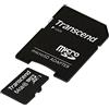 Transcend TS64GUSDXC10 Scheda di Memoria MicroSDXC da 64 GB con Adattatore, Classe 10