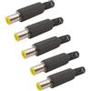 Supkancl 10Pcs 6.5mm X 4.4mm Con 1.3mm Pin Power DC Spina Connettore Caricabatterie Adattatore Dc in plastica 6.5 X 4.4 Mm Dc Jack con punta da 1.3mm